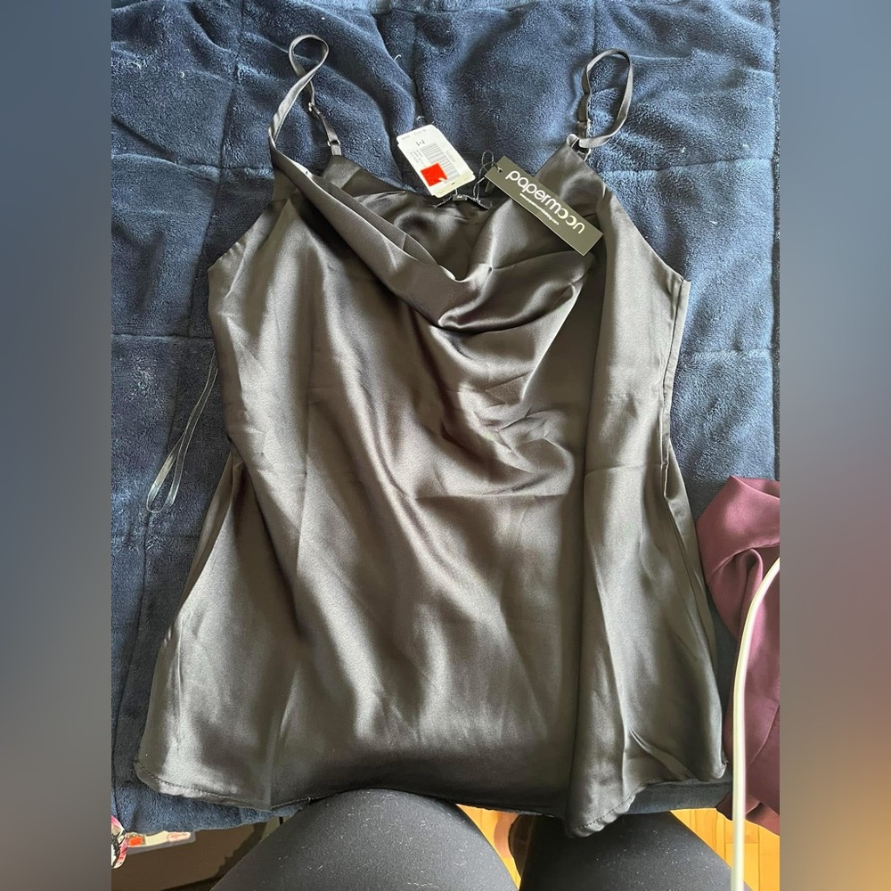 Papermoon Charcoal Camisole Top